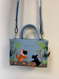 Radley leather 'Go Get Them Tiger' crossbody Bag Blue/multi O/S
