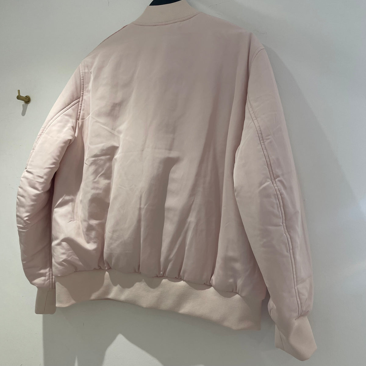 Cos puffer oversized bomber style jacket Pale pink Size Small