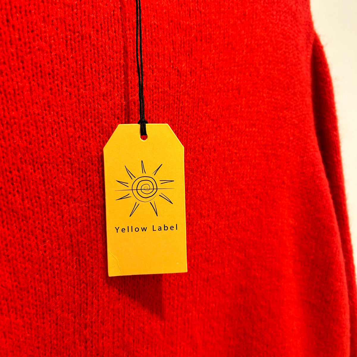 Yellow Label wool mix jumper Red Size Small