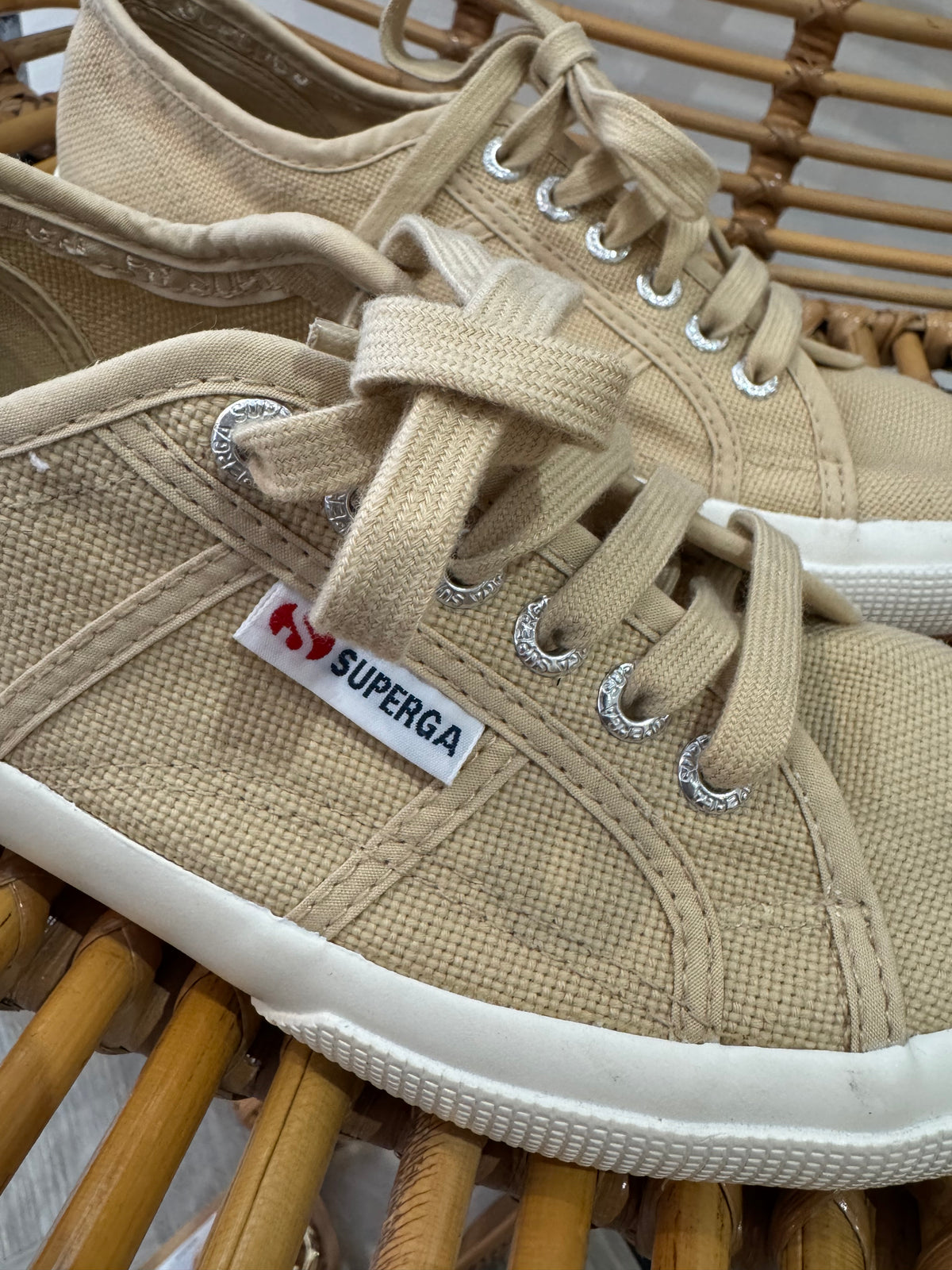 Superga canvas trainer Sand Size 6.5