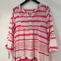 Aspiga Dress Aztec summer dress Neon Pink Size Small