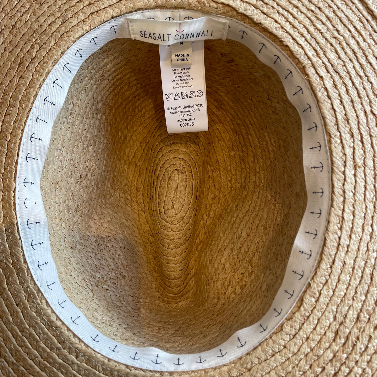 Seasalt Cornwall straw sun hat Natural Size Medium