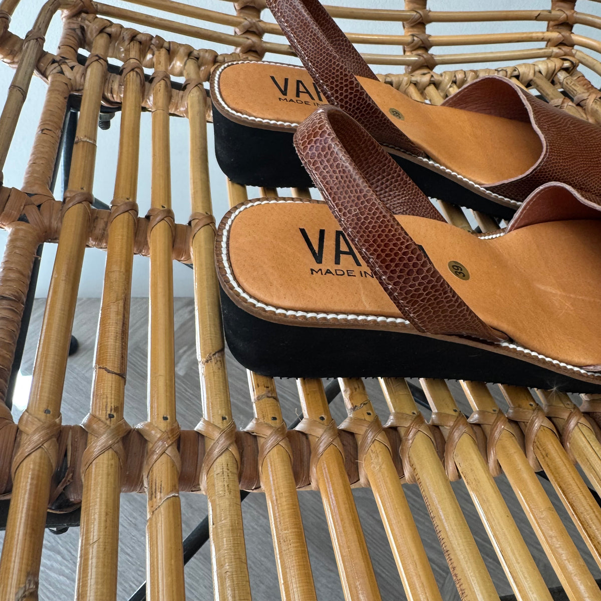 Varca wedge sandal Brown Size 6