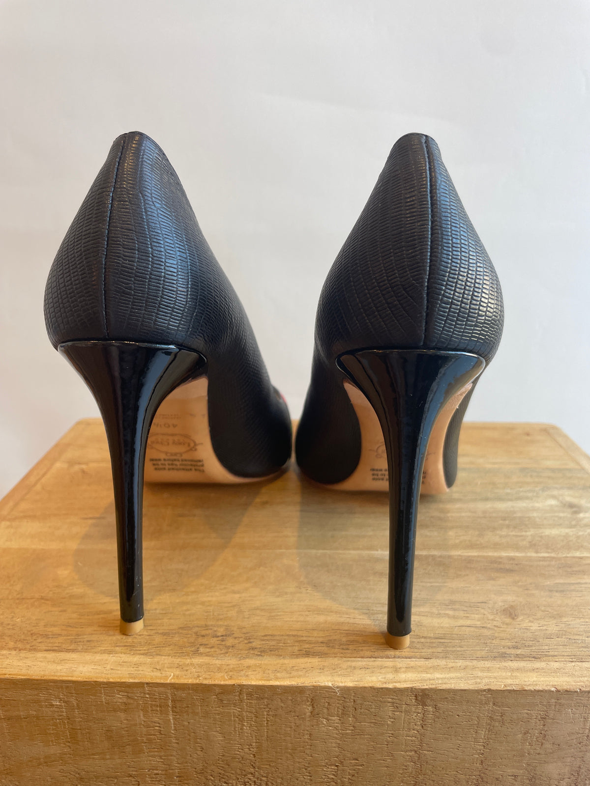 Lucy Choi snake print heels Green/Multi/Black Size 40.5