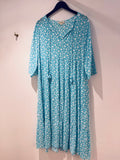 Aspiga print sundress Aqua/white Size XL