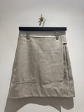 Cos Wool Blend Mini Skirt Beige size S