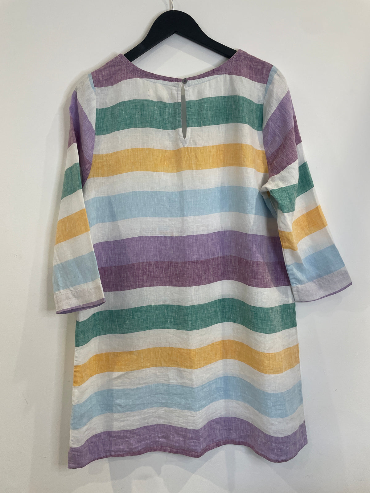 White Stuff stripe linen tunic White/Multi Size 12