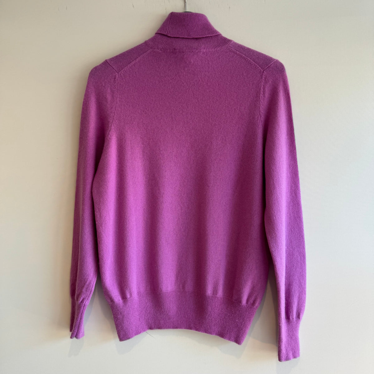 M&S Cashmere roll neck Jumper Lilac Size 14