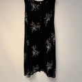 Mint Velvet Sprig Print Maxi Skirt Black/multi Size UK 14