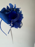 Fancy Accessories pillbox hatinator Cobalt Blue