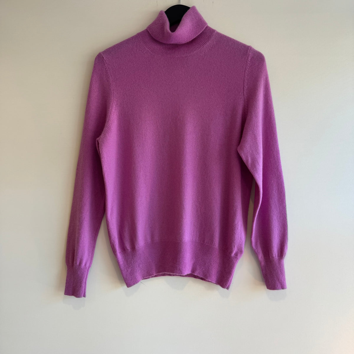 M&S Cashmere roll neck Jumper Lilac Size 14