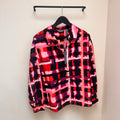 Ruth Langsford Fashion Vibrant Abstract Print Shirt Pinks/Red/Purple Size 18