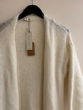 My Best Friends Wardrobe Anna Maxi Alpaca mix cardigan Milk One Size
