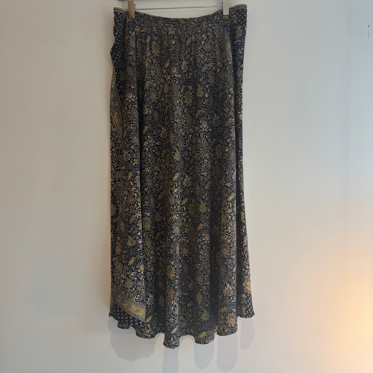 Gabrielle Parker part silk pattern skirt Multi Size M/L