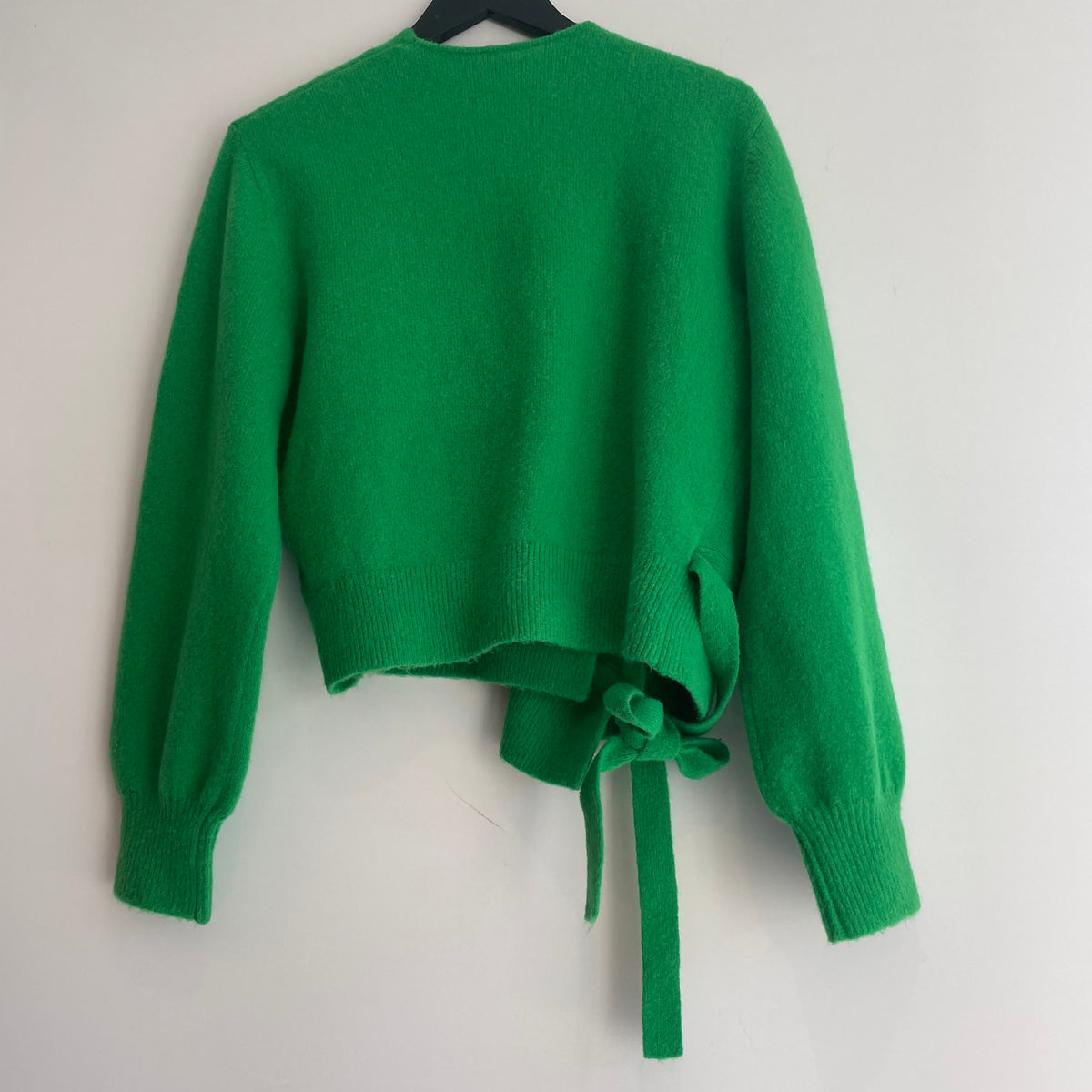 & Other Stories wrap cardigan Bright Green Size Small