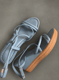 Next Wedge Sandal Duck Egg Blue 6