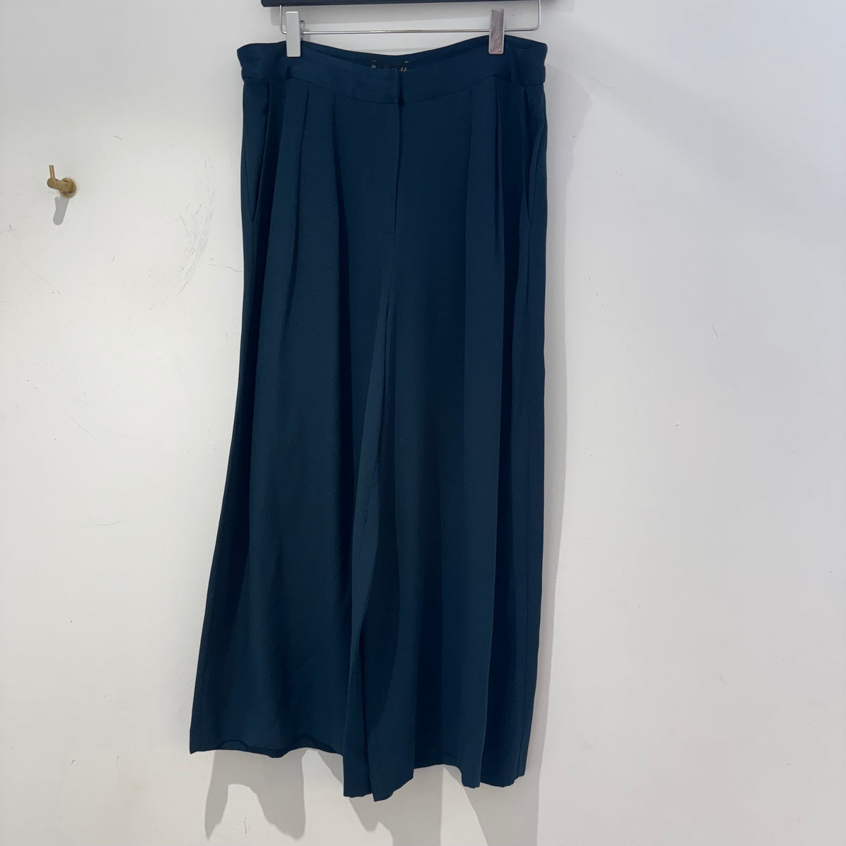Phase Eight Lunar Twighlight satin cullotte Emerald UK 12
