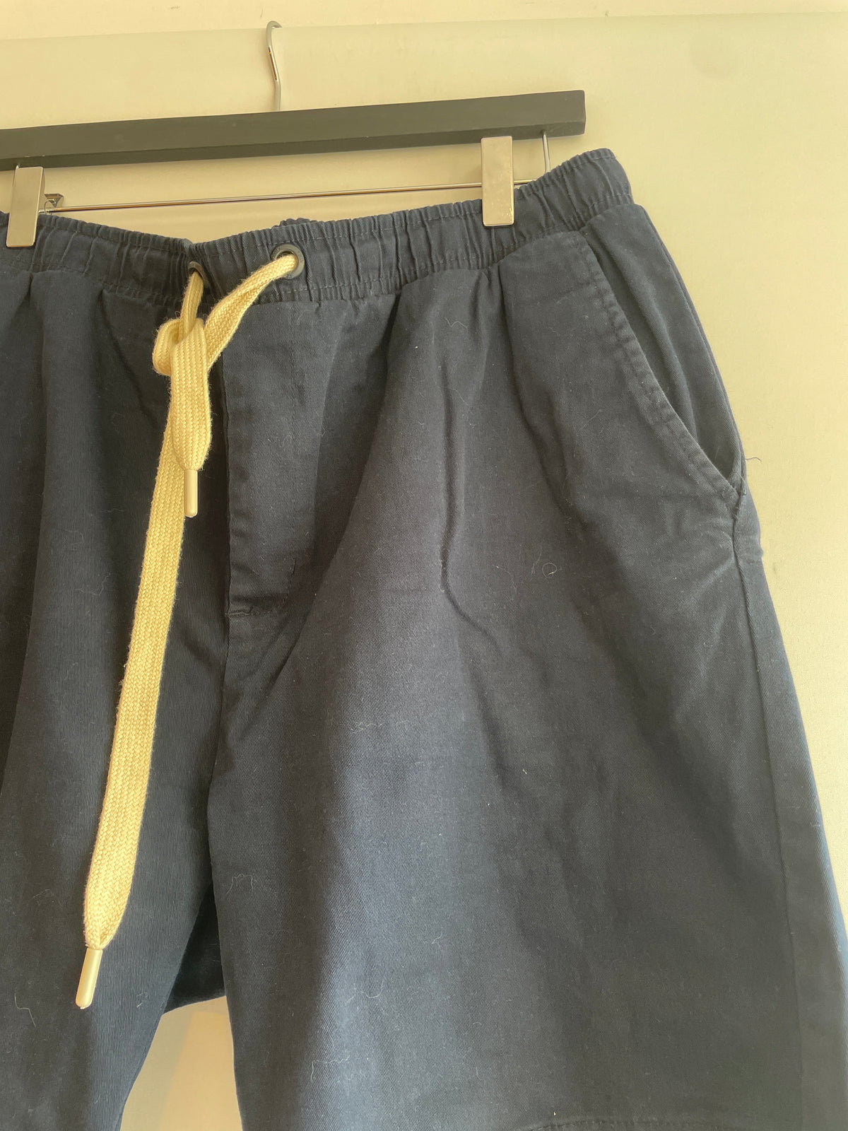 Folk stretch cotton chino shorts Navy Size 4