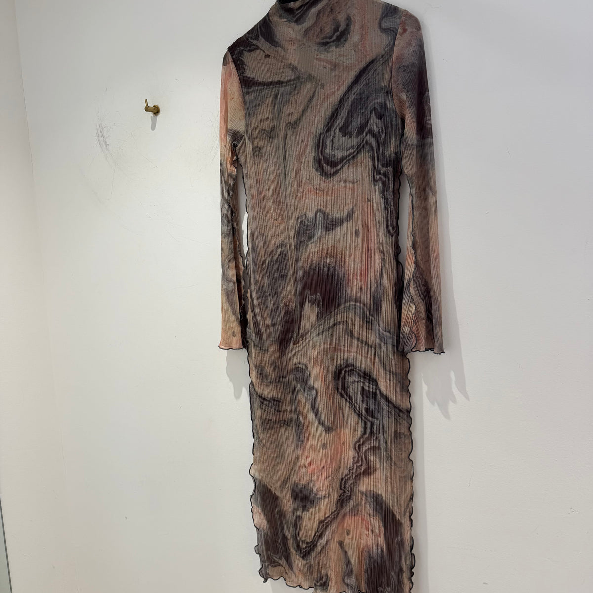 Anthropologie agate print dress dress Stone Size 14