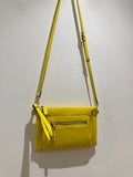 Osprey Leather Shoulder Bag Yellow