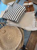 Abaca straw round bag O/S