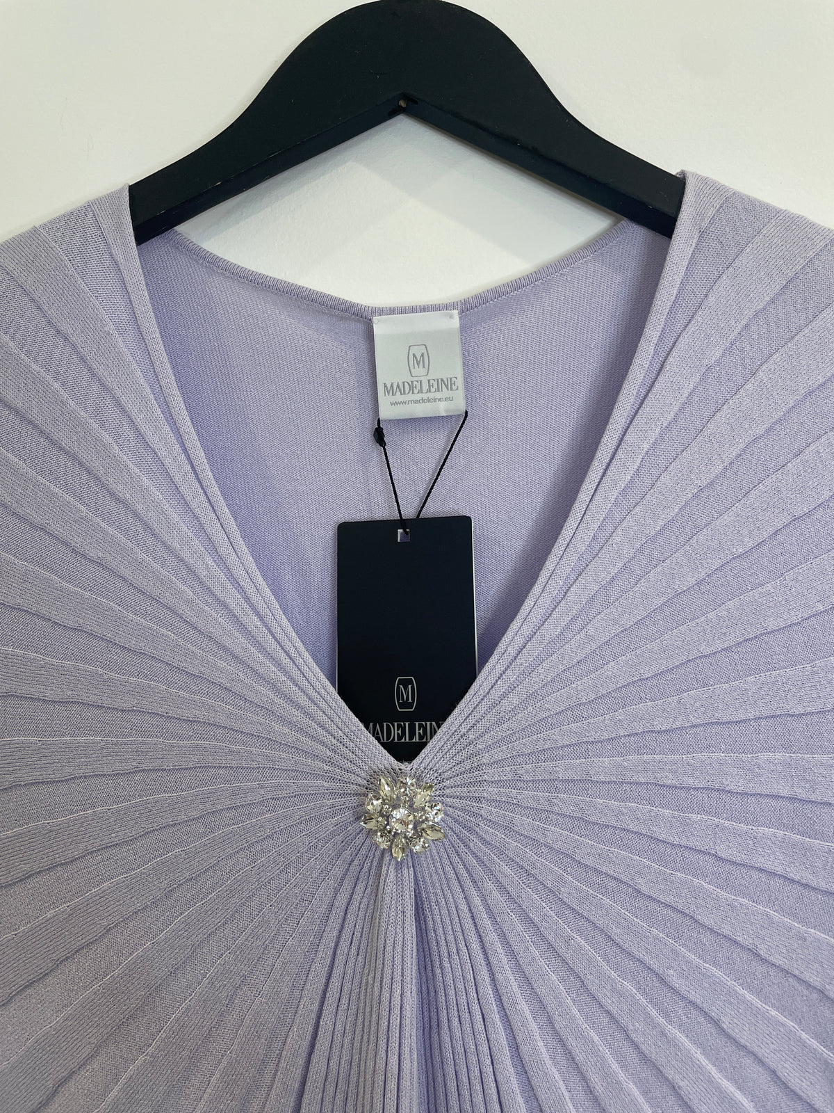 Madeleine Pleat Detail Jumper Lilac Size 14
