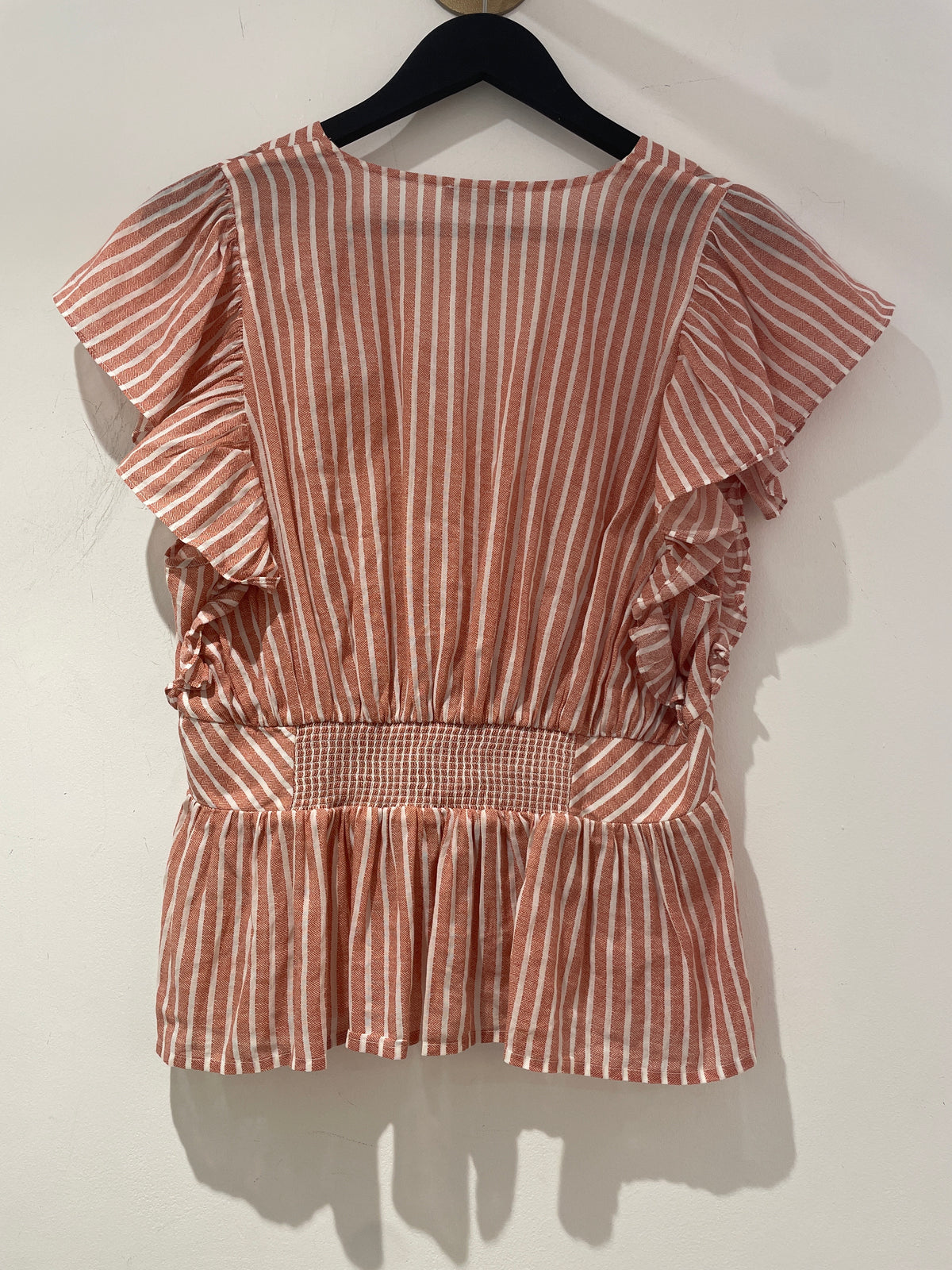 Idano stripe top Orange/White Size Medium