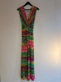 Ice Blue Dress Abstract Multi brights