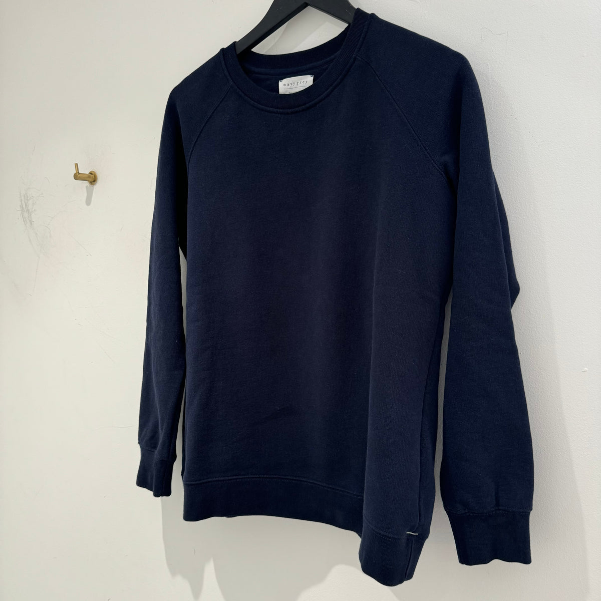 navy grey vintage fit sweatshirt Navy Size Small