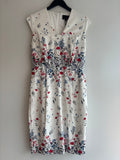 Phase Eight Occasion White/Multi/Red/Navy Anne Placement 14