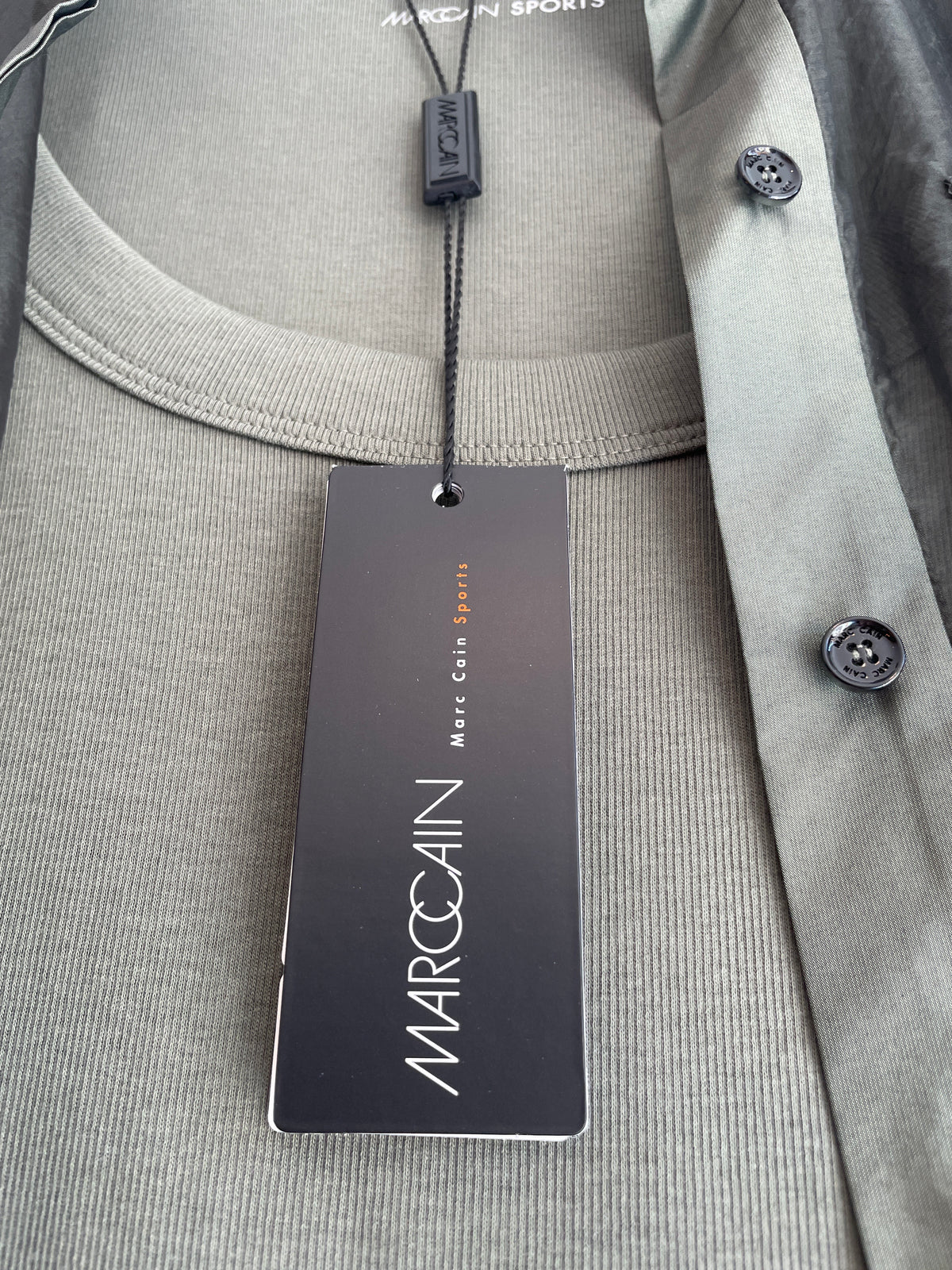 Marc Cain Sports Dress/Sheer coat Khaki Size 14