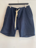 Folk stretch cotton chino shorts Navy Size 4