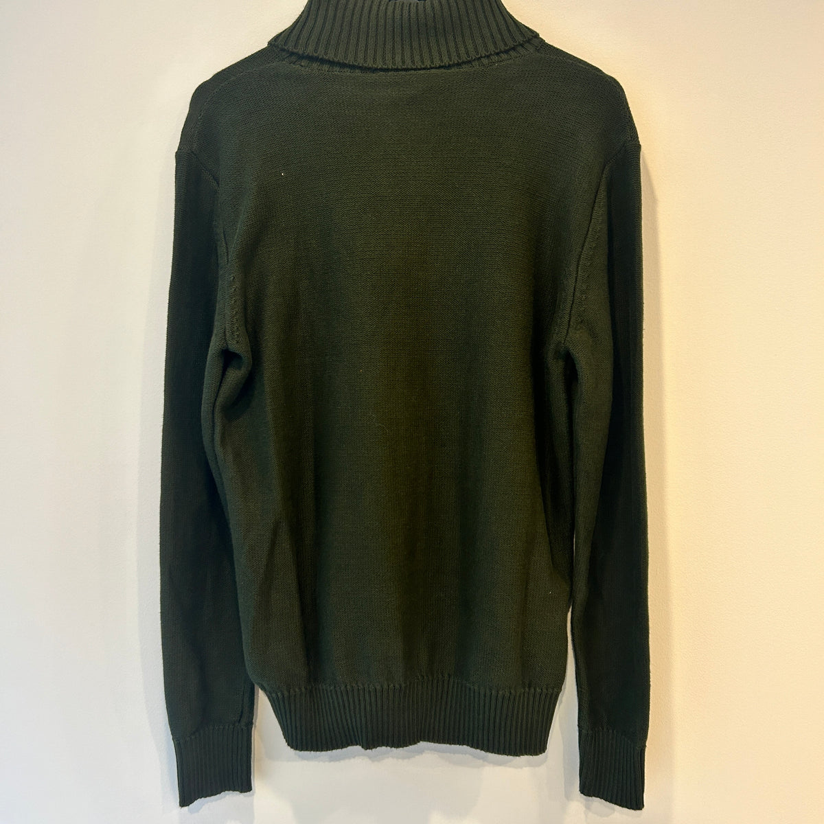 Selected Homme roll neck jumper Dark Green Size Large