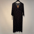 Hush Susannah Midi Pink Star Print Dress Size 14 BNWT