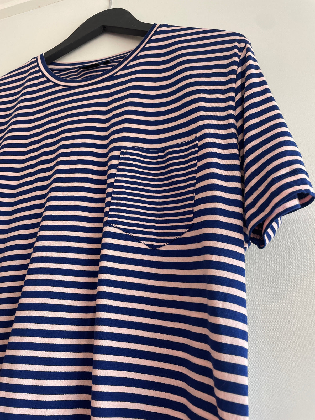 PS Paul Smith T-shirt Stripe Navy/Pink Size Medium