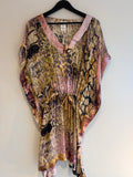 angelo marani beachwear silk cover up
