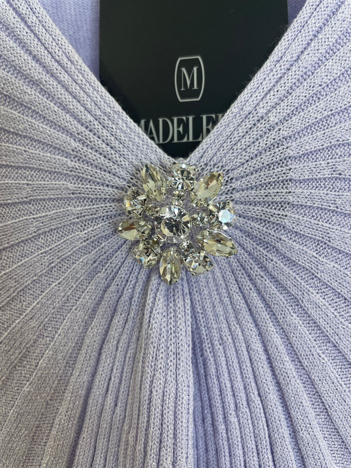Madeleine Pleat Detail Jumper Lilac Size 14