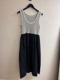 Oliver bonas dress with pockets Black/white Size 14
