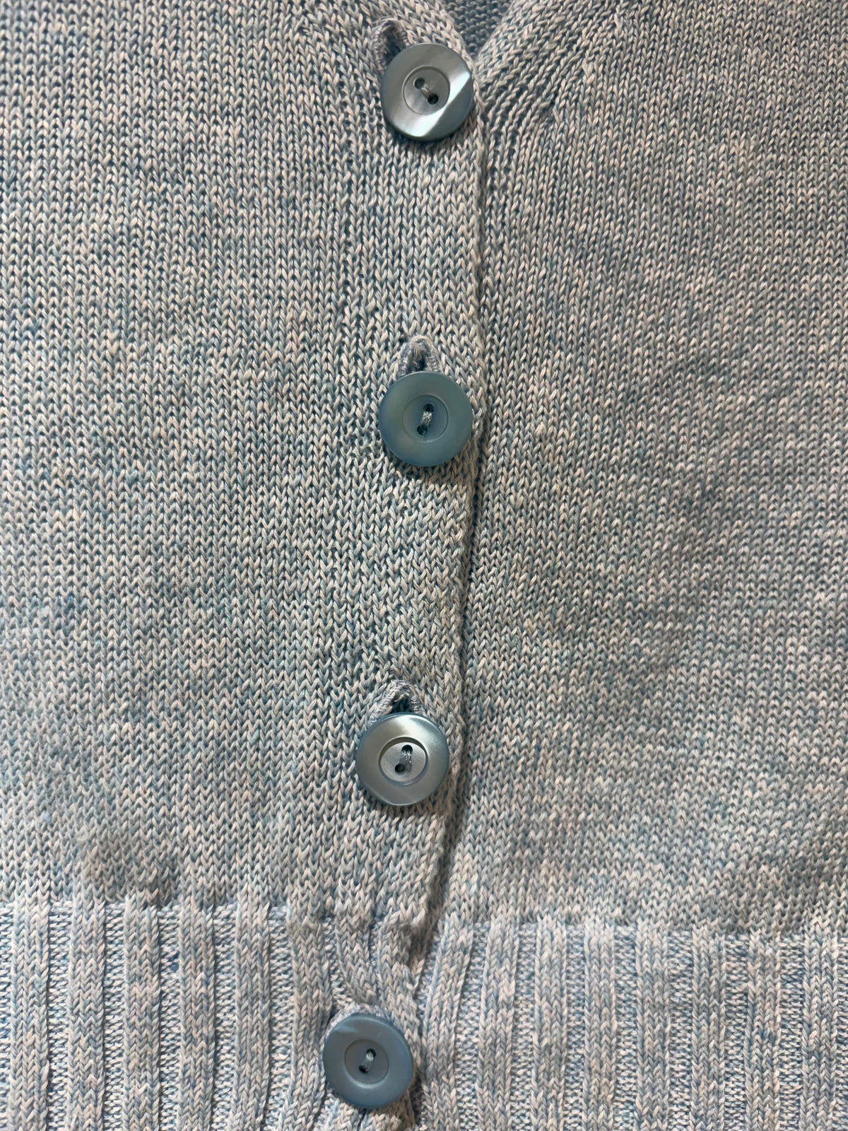 Kinross linen Cardigan Blue Twist Size XS