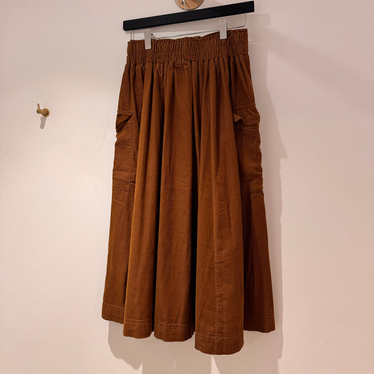 Thought cord skirt Tan 8