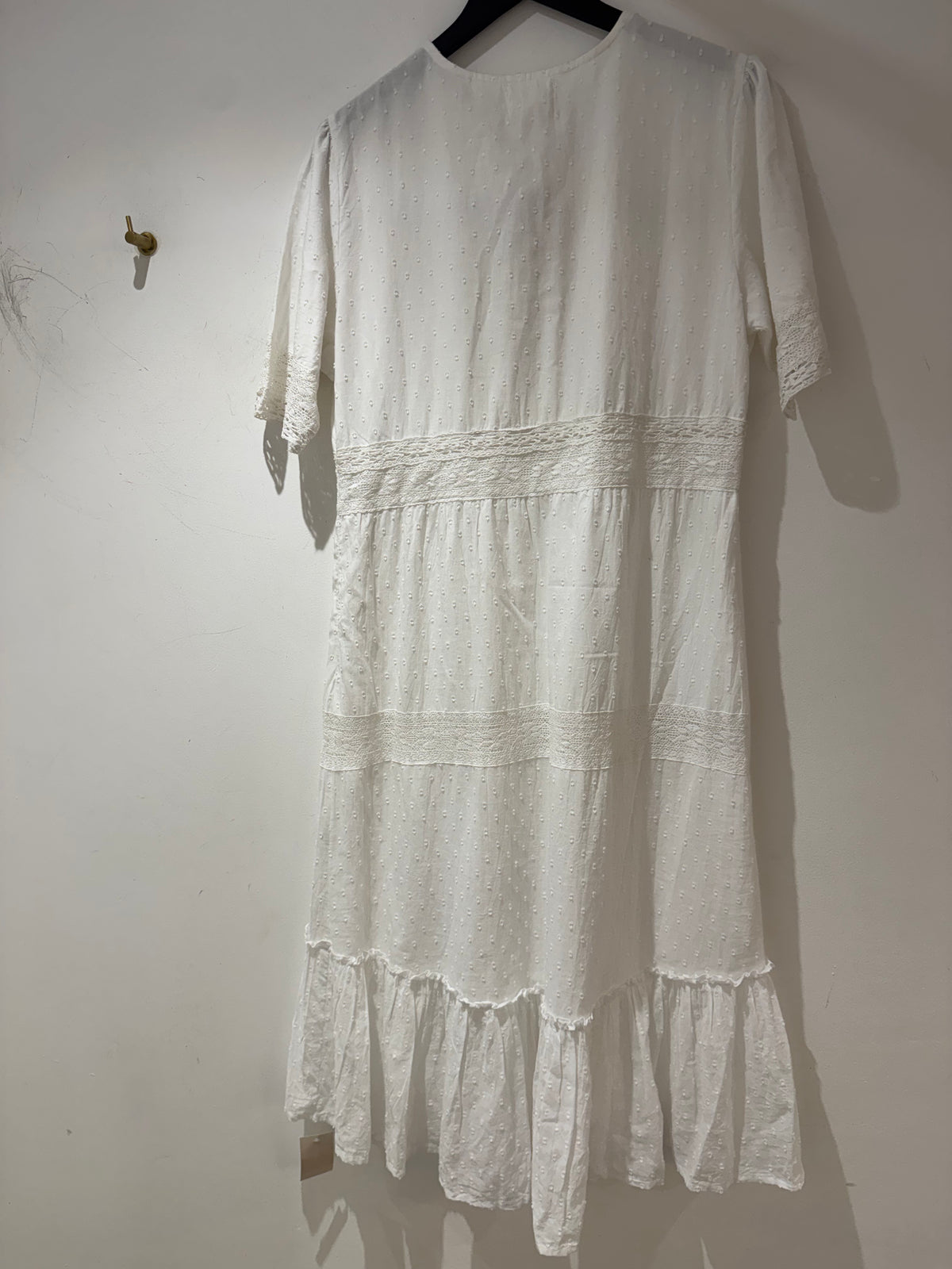 Aspiga Ruby organic cotton midi dress White Size XL
