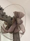 Snoxell Gwyther Mesh Net Bow Hatinator Taupe O/S