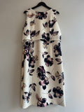 Phase Eight floral occasion dress White/lilac Size 18