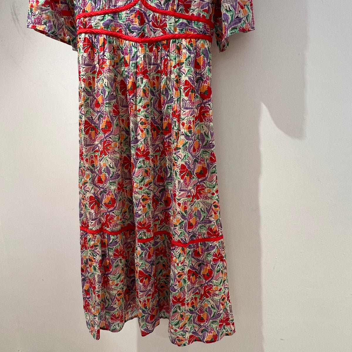 ba&sh print dress Ecru/Multi Size 1