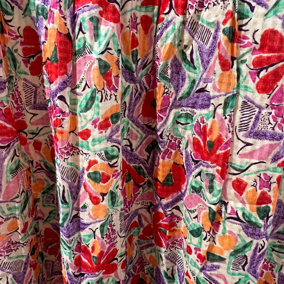ba&sh print dress Ecru/Multi Size 1