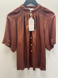 Part Two Doria Blouse Bronze Size 36/10