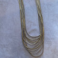 Grosse Vintage 1959 Multi Strand Necklace Gold Plate