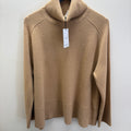 Reiss Jumper Camel Cashmere Blend Rollneck Large