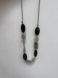 Unbranded resin bead necklace Metallics