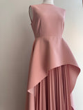 Solace Occasion Dress Light Pink Severny Pleat Size 12
